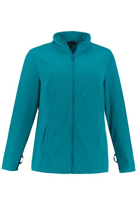 Fleecejacke, zum Einzippen, Stehkragen, Langarm Fleecejacken von Ulla Popken für Frauen günstig online