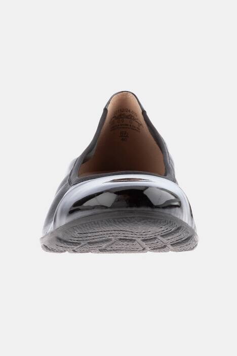 Leder-Ballerinas, Lackleder-Details, Weite G | Halbschuhe ...