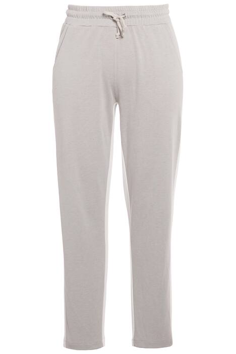 Tepláky, postranní pruhy, elastický pas, kapsy