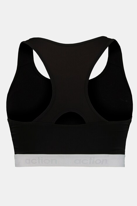 ACTION Racer Back Stretch Cropped Tank