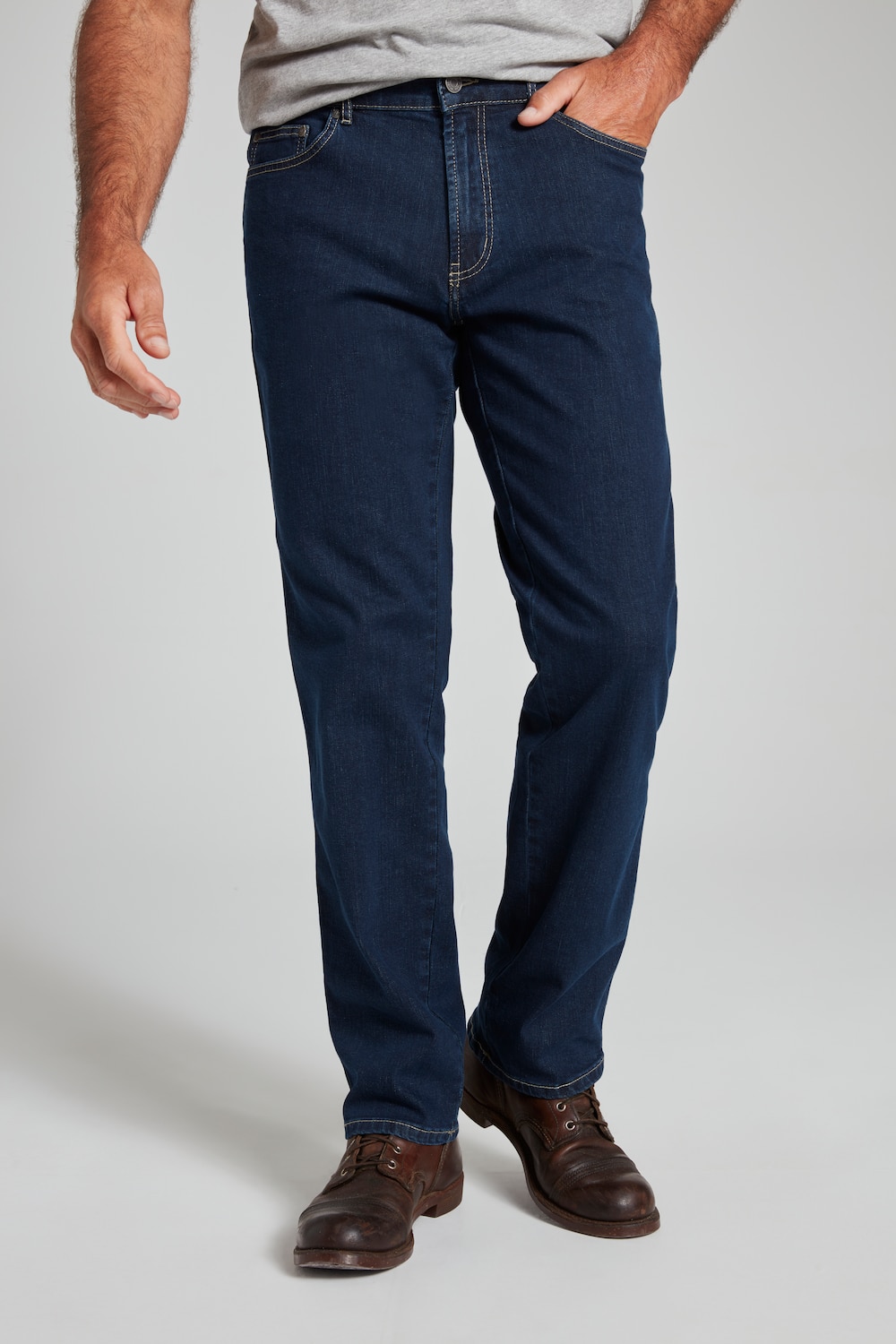 Grote Maten traveller jeans, Heren, blauw, Maat: 35, Katoen, JP1880