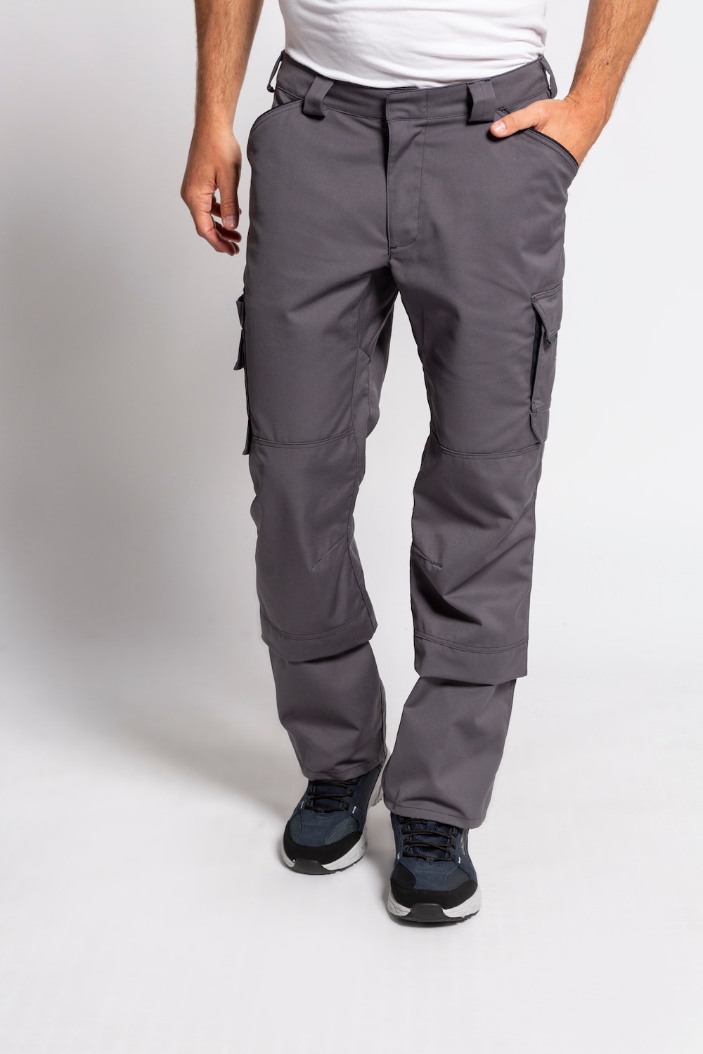 Grandes tailles pantalon cargo, hommes, gris, taille: 54, Coton/Polyester, JP1880