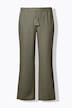 Pantalon en lin Mary. Taille élastique. Jambe droite et large