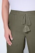 Pantalon en lin Mary. Taille élastique. Jambe droite et large