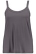 Top se špagetovými ramínky, kulatý výstřih, měkký modal-žerzej, bez rukávů