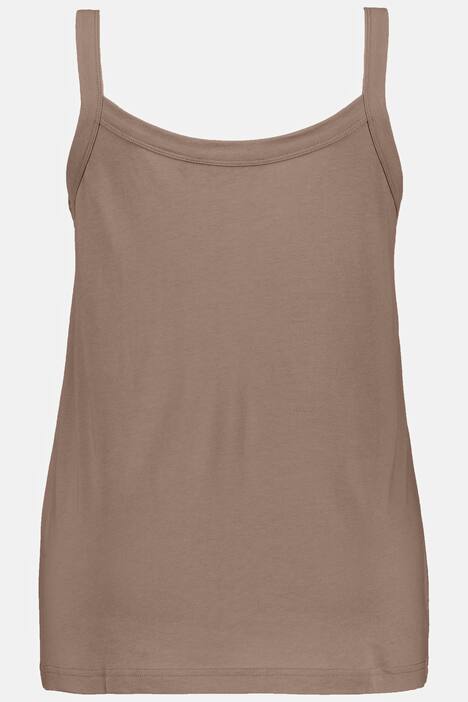 Linne, rund hals, modalmix, ärmlöst