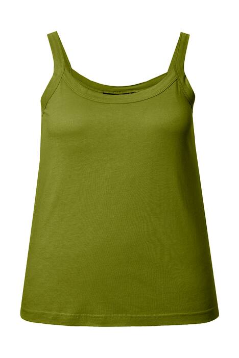 Top se špagetovými ramínky, kulatý výstřih, modalová směs, bez rukávů