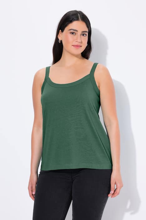 Spaghettitop, Rundhals, Modalmix, ärmellos