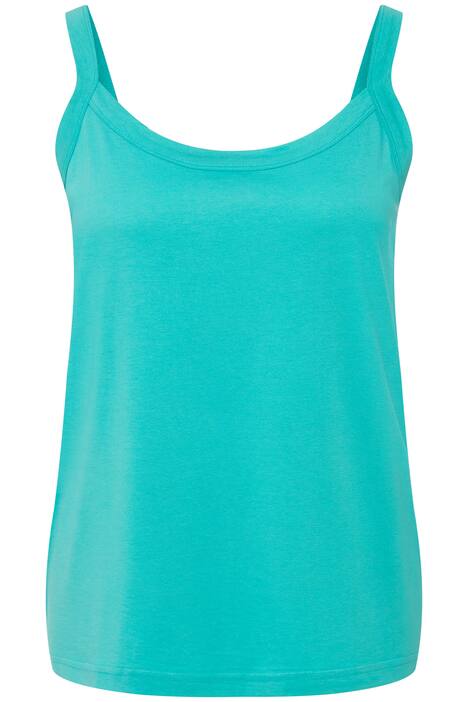 Top se špagetovými ramínky, kulatý výstřih, modalová směs, bez rukávů