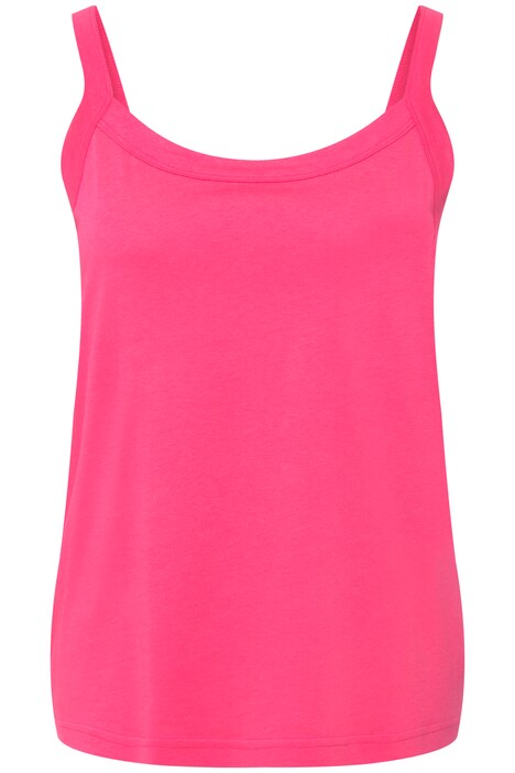 Top se špagetovými ramínky, kulatý výstřih, modalová směs, bez rukávů