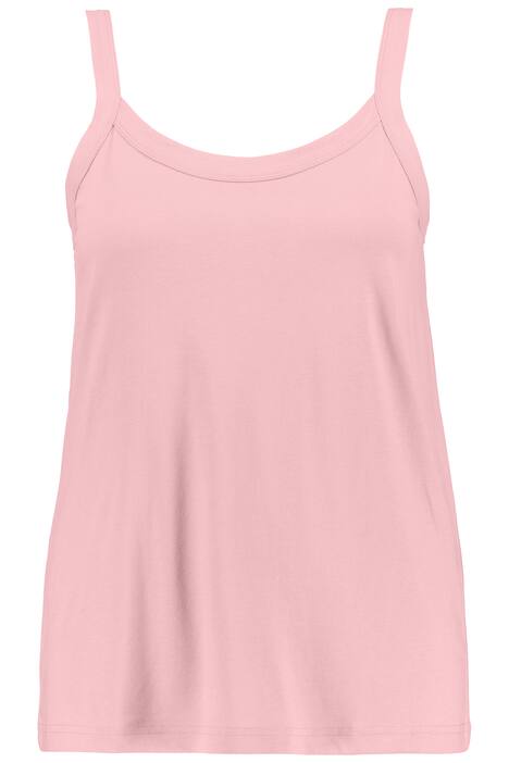 Top se špagetovými ramínky, kulatý výstřih, modalová směs, bez rukávů