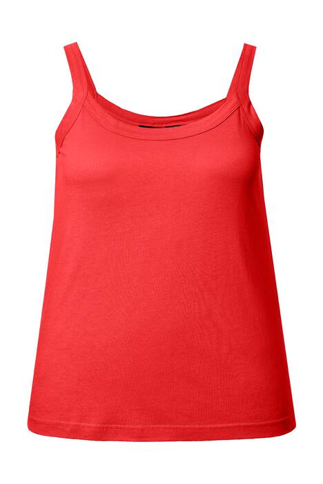 Top se špagetovými ramínky, kulatý výstřih, modalová směs, bez rukávů