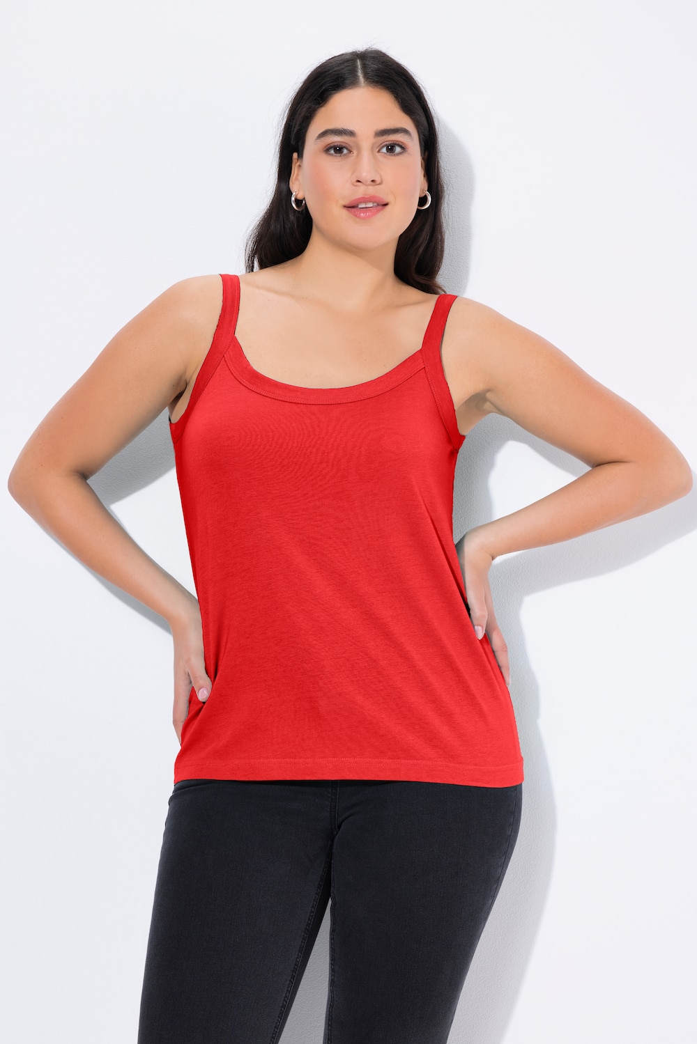 Spaghettitop, Rundhals, Modalmix, ärmellos