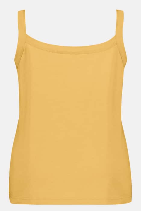 Axelbandslinne, rund halsringning, mjuk modaljersey, ärmlöst