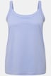 Top de tirantes espagueti, cuello redondo, mezcla de modal, sin mangas