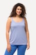 Top de tirantes espagueti, cuello redondo, mezcla de modal, sin mangas