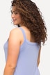 Top de tirantes espagueti, cuello redondo, mezcla de modal, sin mangas