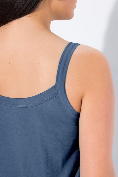 Spaghettitop, Rundhals, Modalmix, ärmellos