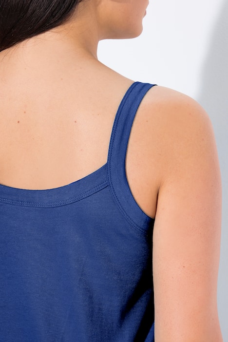 Spaghettitop, Rundhals, Modalmix, ärmellos