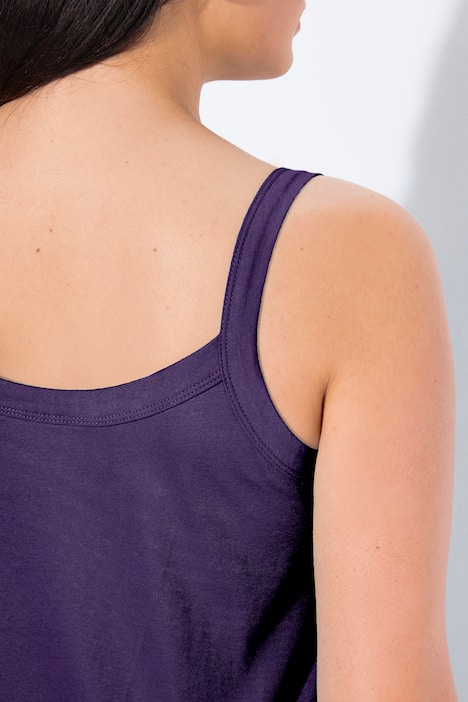 Spaghettitop, Rundhals, Modalmix, ärmellos