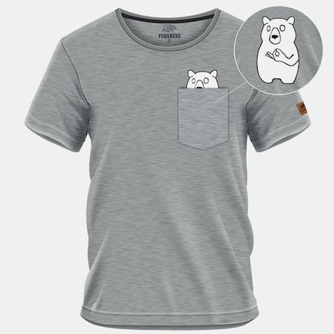 FORSBERG HALVARSON T-Shirt grau