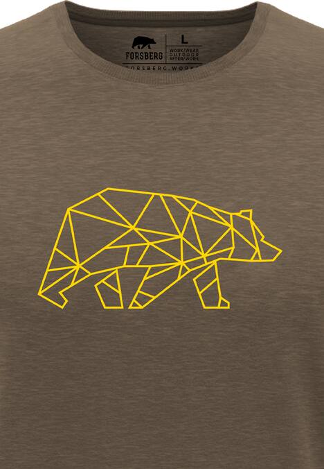 FORSBERG Finnson T-Shirt mit Brustlogo