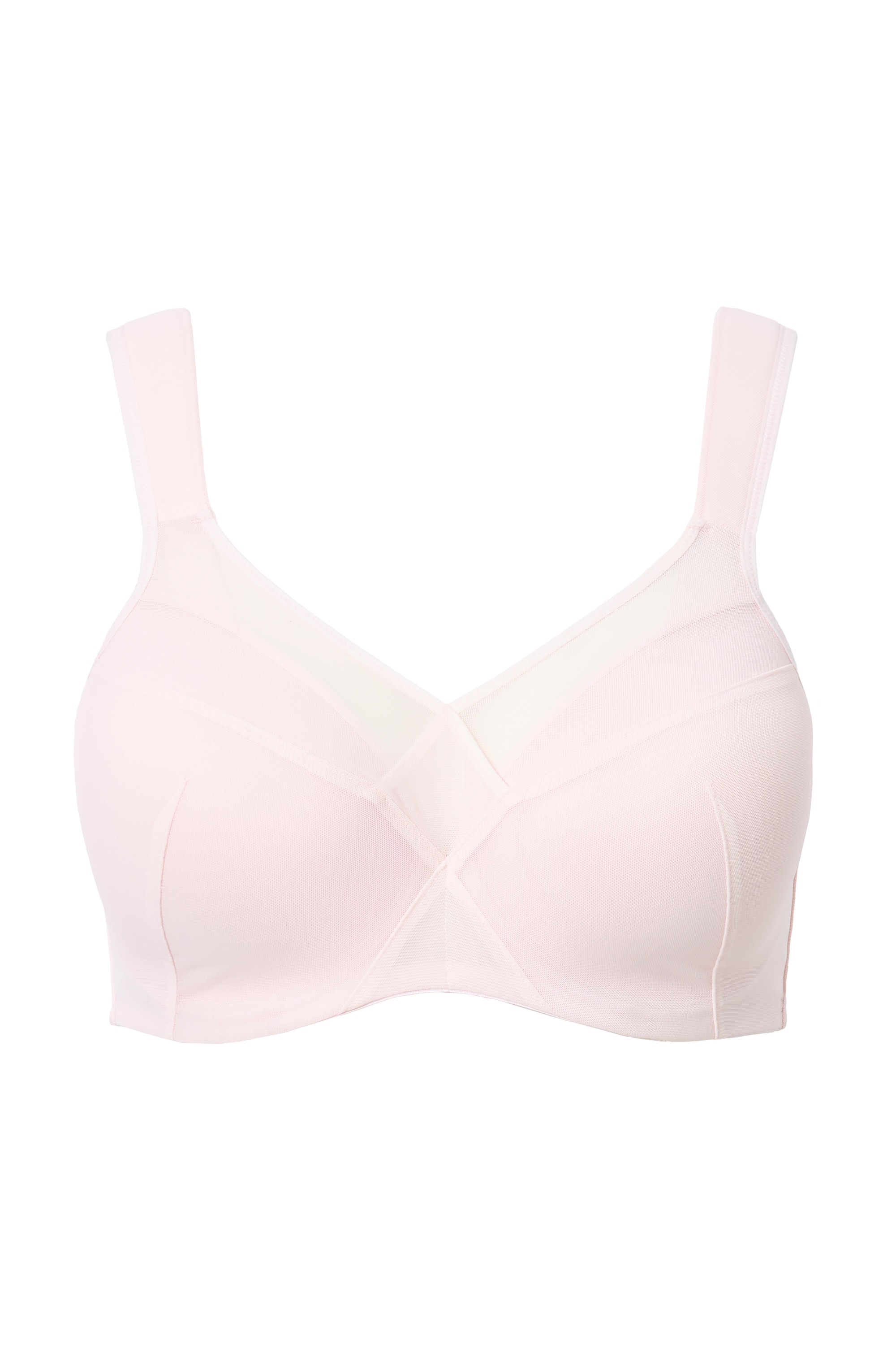 Ulla Popken Damen große Größen Bügel BH Softschale Mesh Einsatz Cup C E 728703