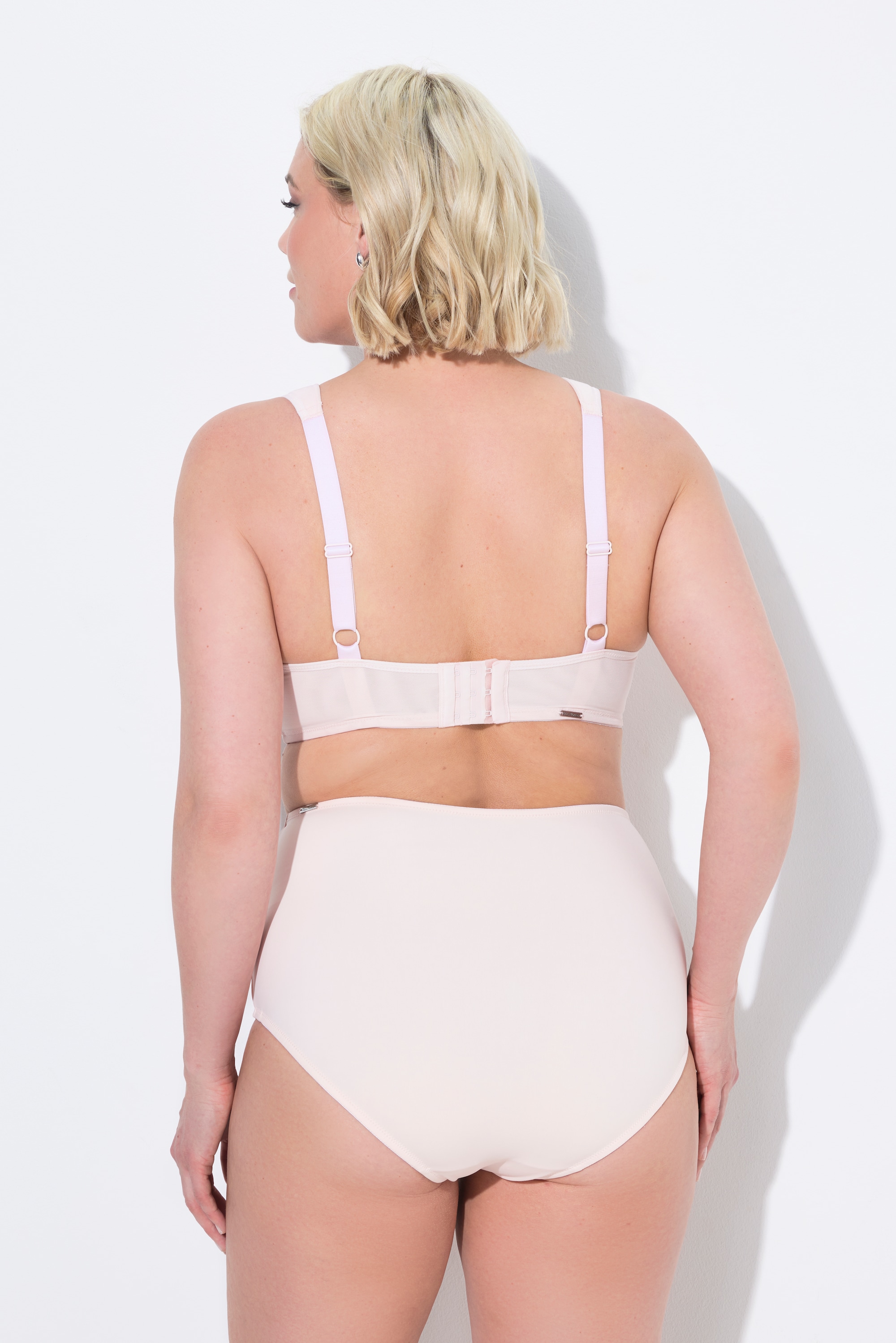 Ulla Popken Damen große Größen Bügel BH Softschale Mesh Einsatz Cup C E 728703