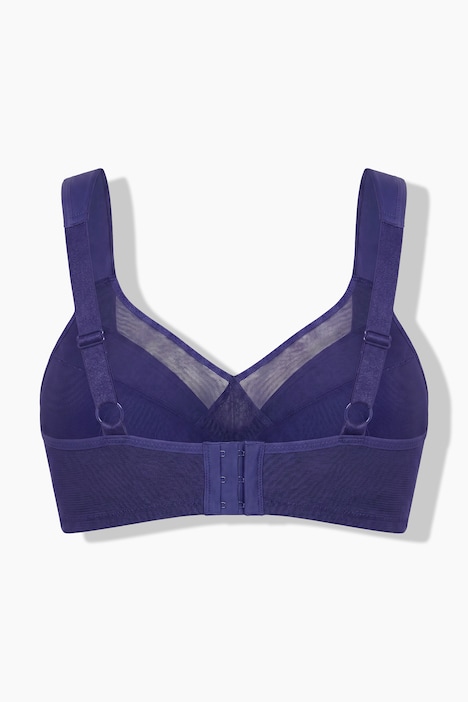 Beugel BH, zachte cups, mesh-inzetstuk, cup C - E