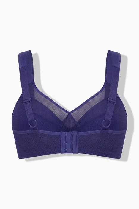 Soutien-gorge à armatures. Coques souples. Empiècements mesh - bonnet C-E