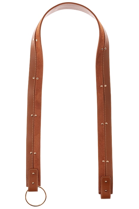 Split Leather Look Belt