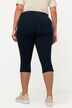 Capri-Leggings, seitliches Spitzenband, Biobaumwolle