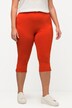 Capri-Leggings, seitliches Spitzenband, Biobaumwolle