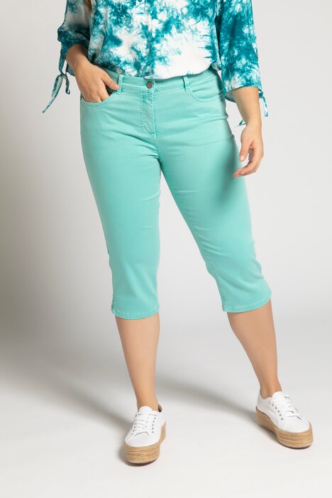 3/4-Jeans Sarah, Color-Denim, schmale 5-Pocket-Form