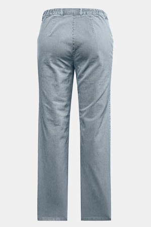 Duże rozmiary Spodnie Mony, damska, granatowo-białe, rozmiar: 124, bawełna/elastan, Ulla Popken