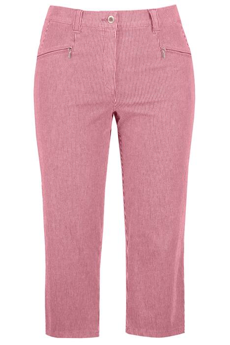 3/4 kalhoty Mony, lehce rozšířené, streč, pruhy