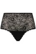 Krajkové hipster kalhotky, transparentní, normální výška střihu