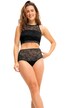 Krajkové hipster kalhotky, transparentní, normální výška střihu