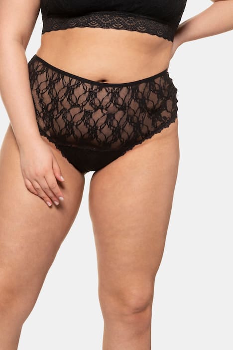 Spitzen Hipster, transparent, normal hohe Passform