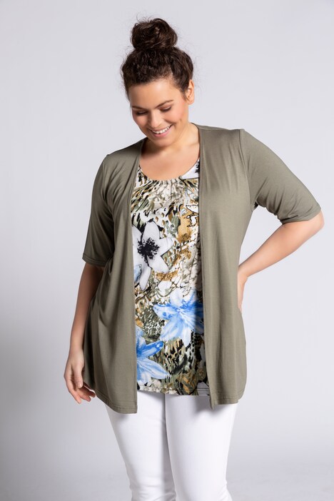 2 in 1 cardigan top