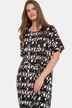 Sukienka Slinky, oversized, graficzny deseń, selection
