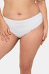 2 Pack of Lace Back Brazilian Panties - White