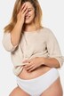 2 Pack of Lace Back Brazilian Panties - White