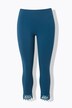 Legging 7/8. Bas de jambe en dentelle. Coton bio