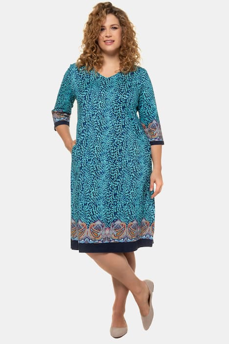 Ulla Popken Jersey Jurken Ulla Popken Maxi Jurk Jersey Shop Plus