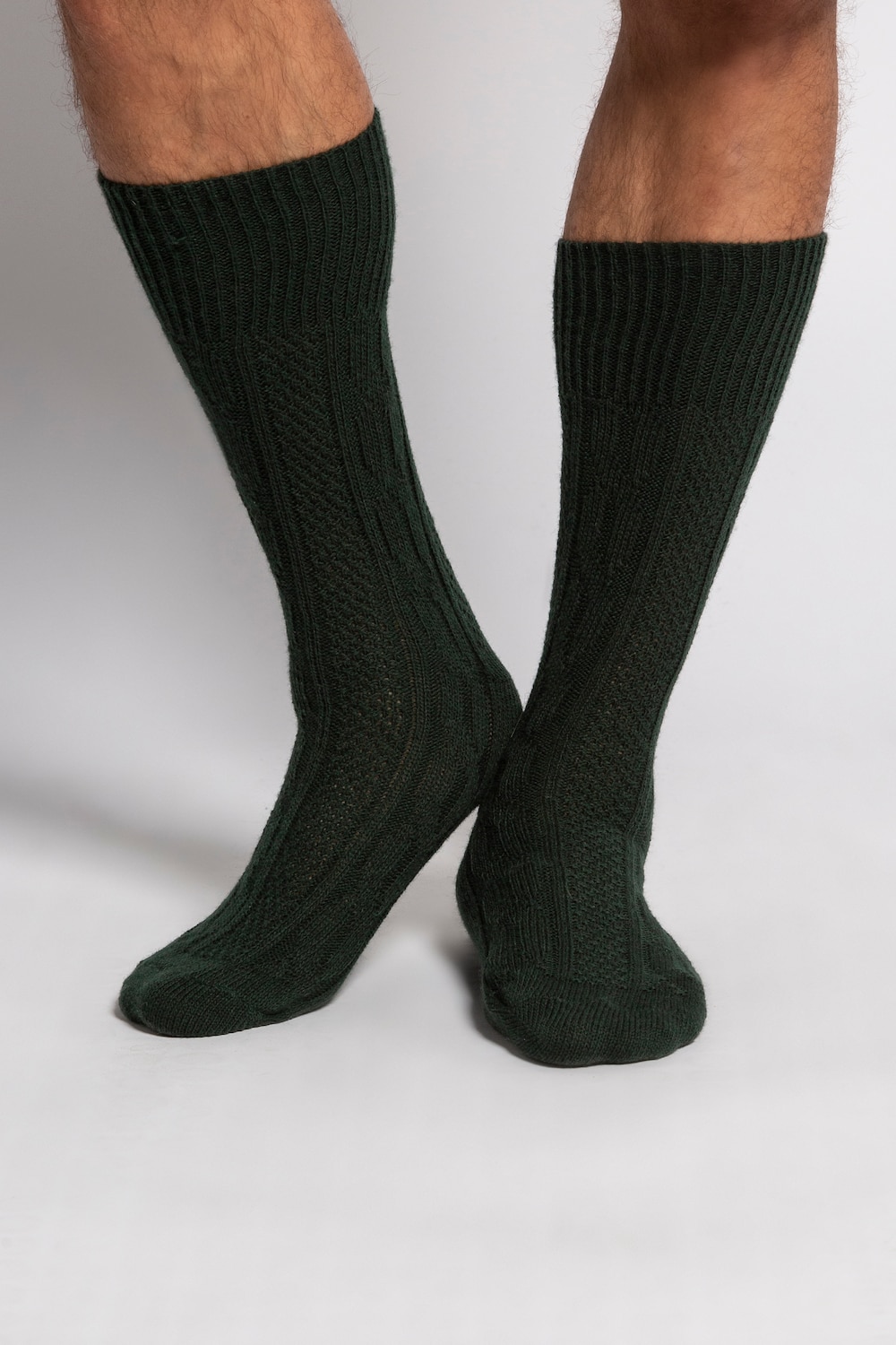 Grote Maten folklore sokken, Heren, turquoise, Maat: 51-53, Synthetische vezels/Wol, JP1880