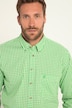 Chemise à carreaux traditionnelle JP 1880, manches longues et col à pointes boutonnées, coupe Modern Fit - jusqu'au 8 XL