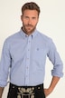 Chemise à carreaux traditionnelle JP 1880, manches longues et col à pointes boutonnées, coupe Modern Fit - jusqu'au 8 XL
