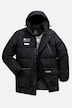 JAY-PI parkas, to funksjoner, hette, polstring av syntetisk dun