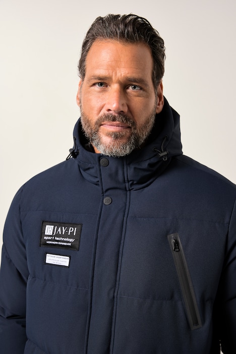 JAY-PI parka, 2-voudige functie, capuchon, technodaune-vulling